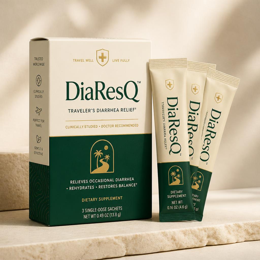 DiaResQ travel health product