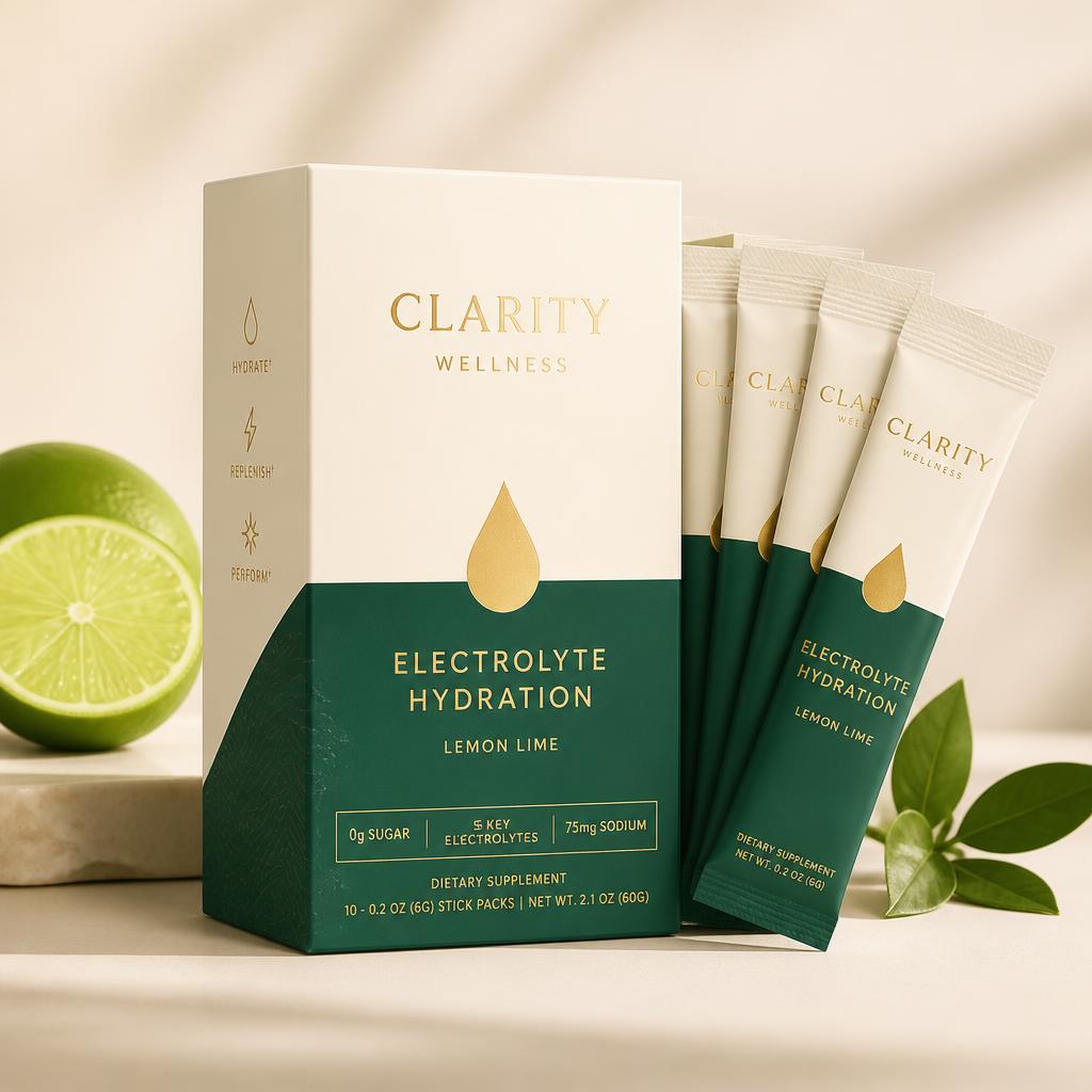 Electrolyte Hydration Stick Packs travel health product