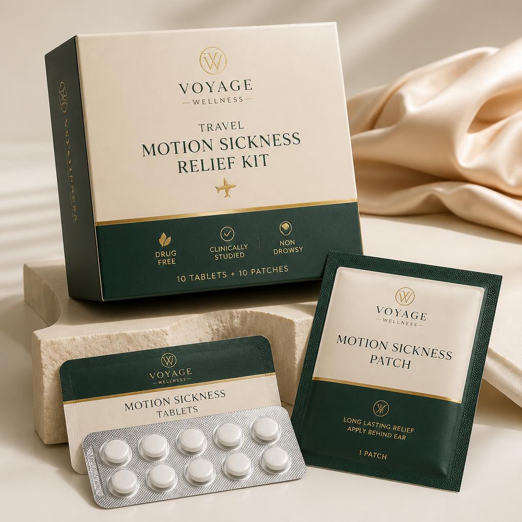 Motion Sickness Relief Kit travel health product